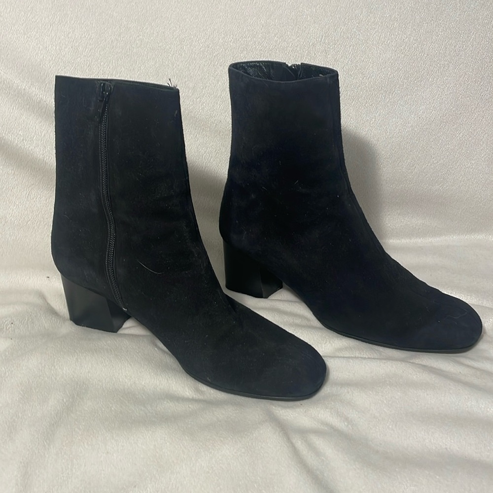 Robert Clergerie black suede boots